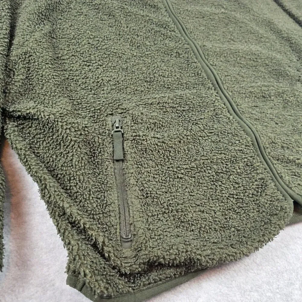 Women's XL Sherpa Cropped Jacket - All in Motion™ Green